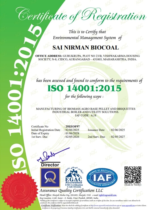 ISO 14001 Certificate