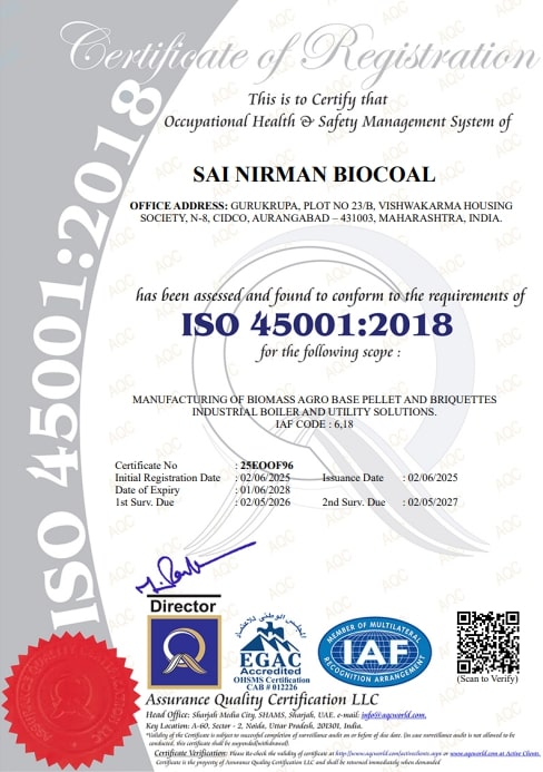 ISO 45001 Certificate