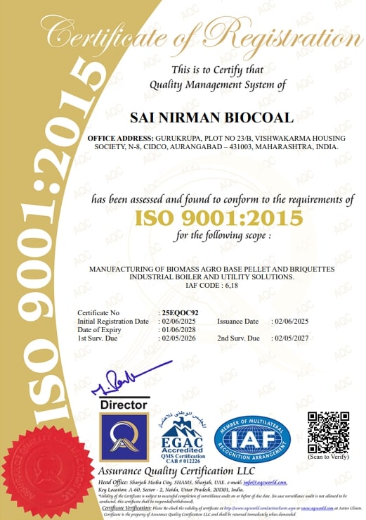 ISO 9001 Certificate